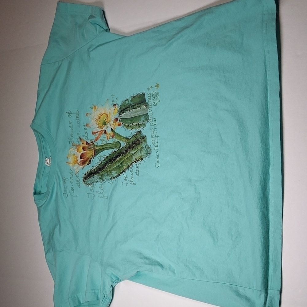 L.A.T Live and tell Apparel Cereus Cactus Tee 2XL - Picture 2 of 7